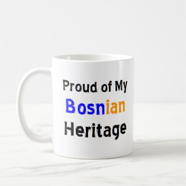 bosnian heritage coffee mug (Left)