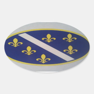 Bosnian Old Flag Sticker