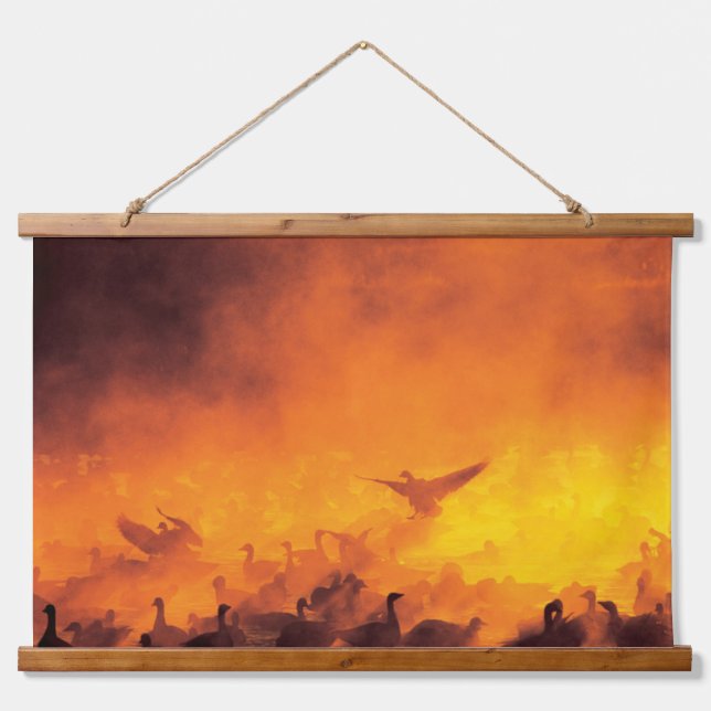 Bosque del Apache National Wildlife Refuge, NM Hanging Tapestry (Front)