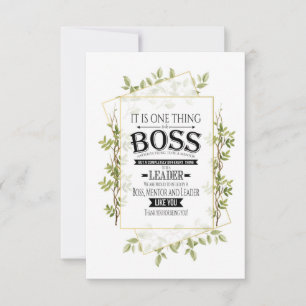 Boss appreciation week card