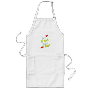 Boss At Work Mom At Heart Working Mom Long Apron