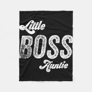 Boss Auntie Baby Mothers Day Fleece Blanket