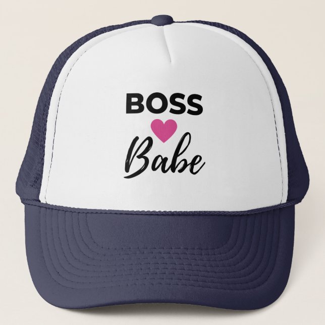 Boss Babe 2 Trucker Hat (Front)