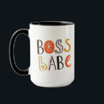 Boss Babe Coffee Mug<br><div class="desc">Power through the day with this encouraging Boss Babe coffee mug.</div>