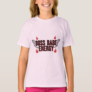 Boss Babe Energy – Pink Power Tee