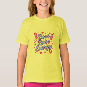 Boss Babe Energy – yellow Power Tee