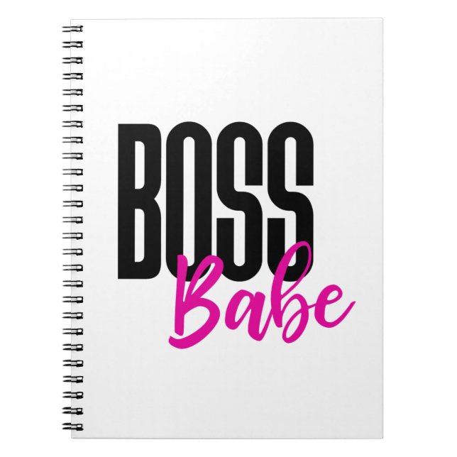 Boss Babe, Girl Boss Notebook (Front)