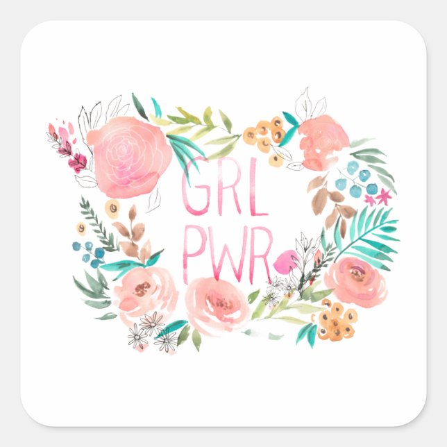 Boss Babe Ii Square Sticker (Front)