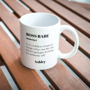 BOSS BABE Independant woman Inspirational Mug 