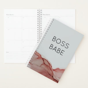 Boss Babe Modern Woman's Pink Ink Planner