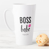Boss Babe Personalise | Pink Kiss | Pink Lips