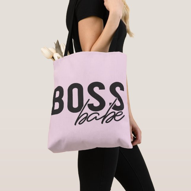 Boss Babe  Tote Bag (Close Up)