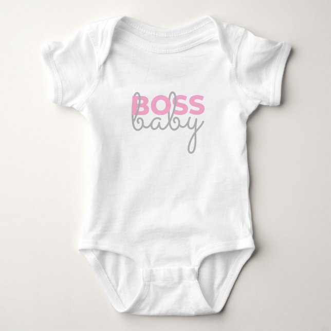 Boss Baby - Pink Bodysuit (Front)
