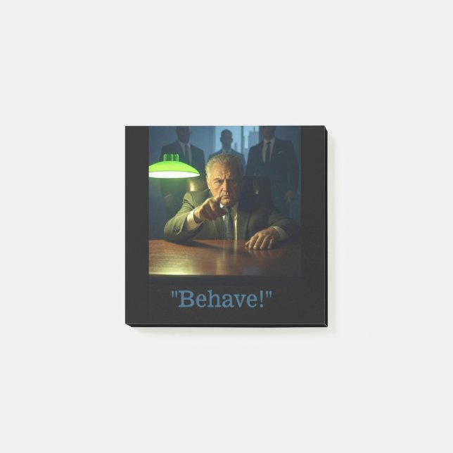 Boss behave note pads (Front)