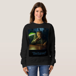Boss behave women black sweatshirt