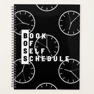 Boss Book Of Self Schedule Calendar Planner