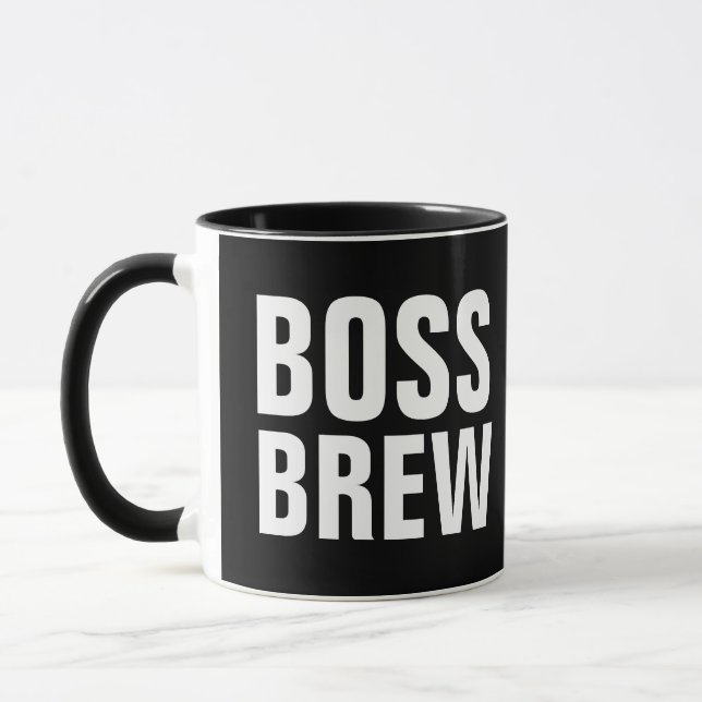 BOSS BREW Coffee Mugs (Left)