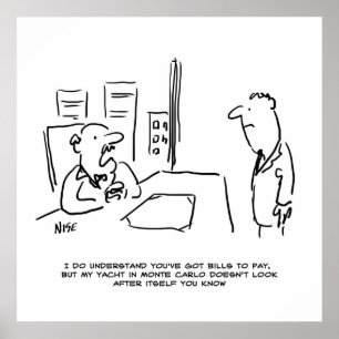 Boss can't give Pay Rise as he has a Yacht Poster