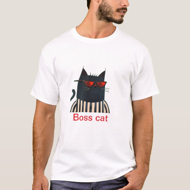 Boss cat T-Shirt (Front)