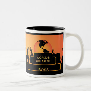 Boss Cheering World’s Greatest Mug