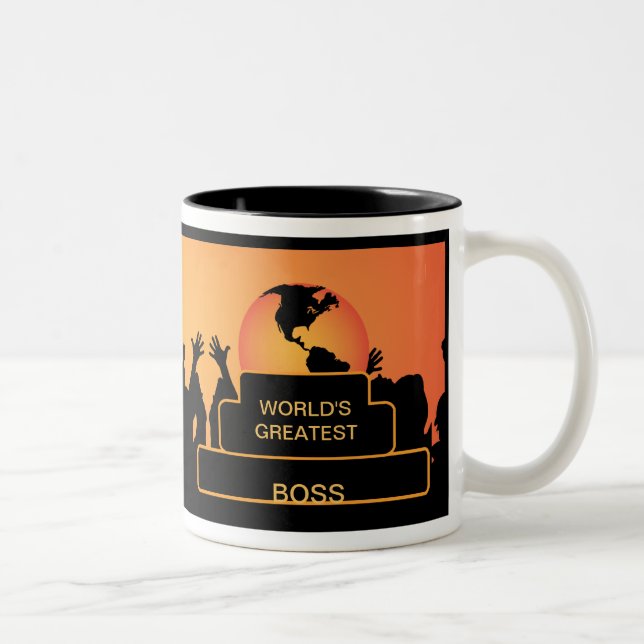 Boss Cheering World’s Greatest Mug (Right)