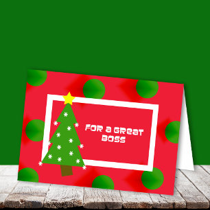 Boss Christmas Card