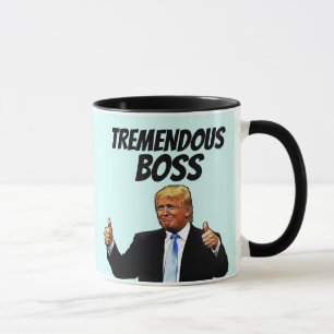 BOSS COFFEE MUG, DONALD TRUMP MUG
