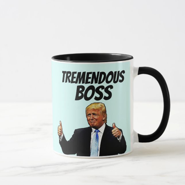 BOSS COFFEE MUG, DONALD TRUMP MUG (Right)