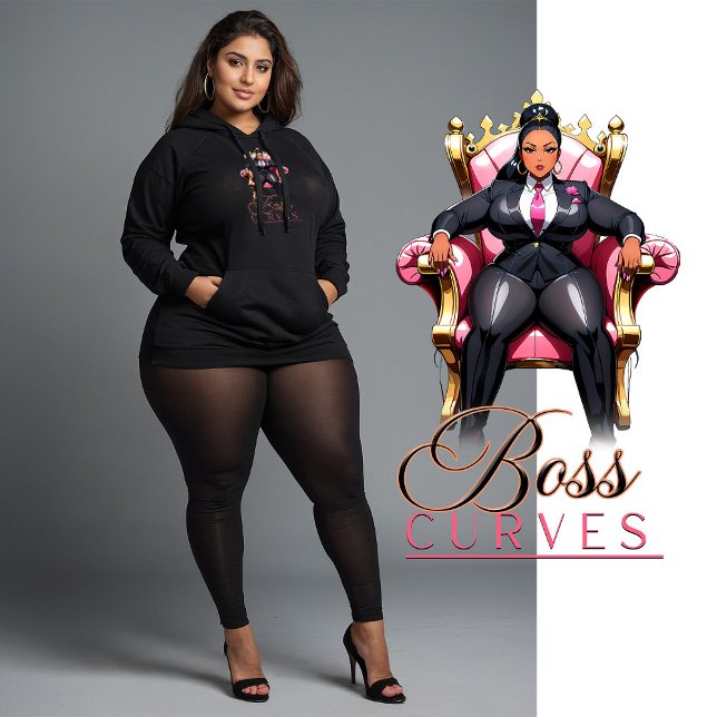 Boss Curves (For Black Hoodie) Hoodie (Creator Uploaded)