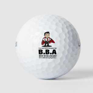 Boss Day Employee Appreciation  Golf Balls
