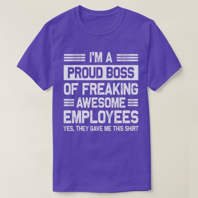 Boss Day Employee Appreciation Office Men Women Fu T-Shirt (Design Front)