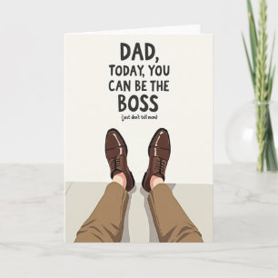 Boss Day For Dad Art Card