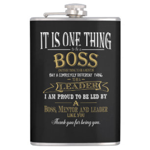 Boss day Gift retirement leaving Hip Flask