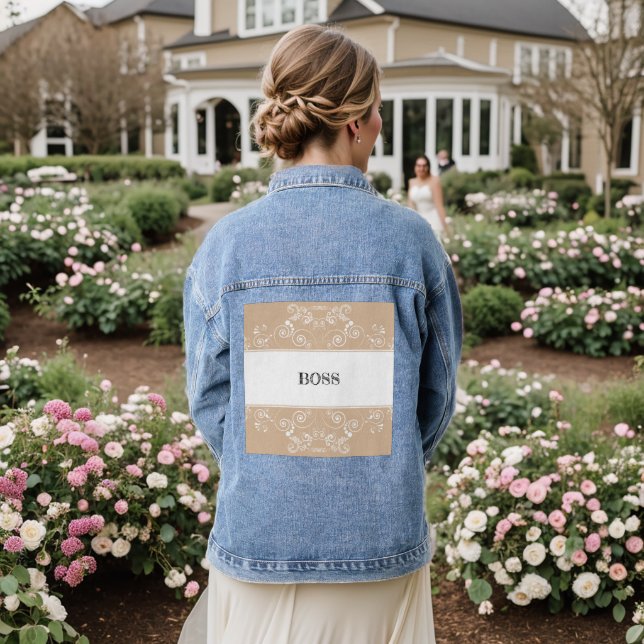 Boss Denim Jacket (Wedding Back)