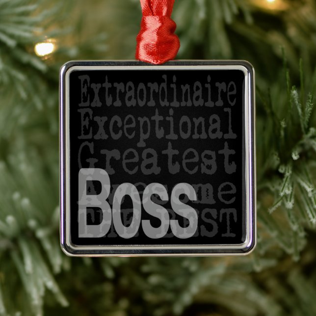 Boss Extraordinaire Metal Tree Decoration (Tree)