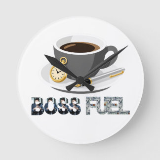 Boss Fuel Espresso, Pocket Watch Wall Clock