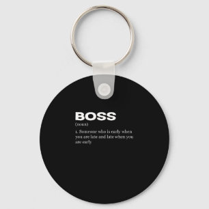 Boss Funny Definition Happy Boss's Day Key Ring