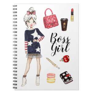 Boss girl planner notebook