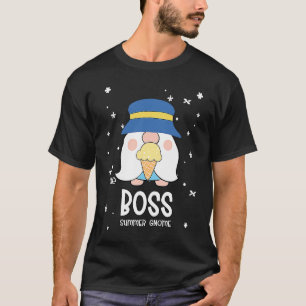 Boss Gnome Funny Summer Matching For Family T-Shirt
