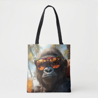 boss gorilla tote bag