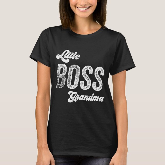 Boss Grandma Baby Mothers Day  T-Shirt (Front)