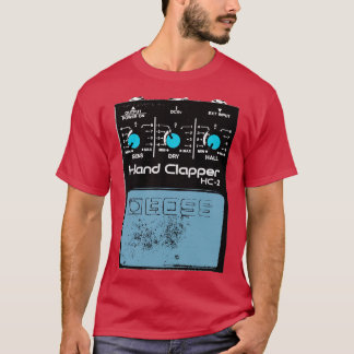 Boss Hand Clapper Guitar FX Fan Art Design T-Shirt