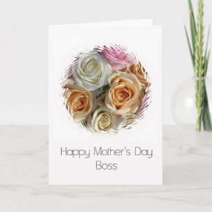 Boss  Happy Mother's Day rose card