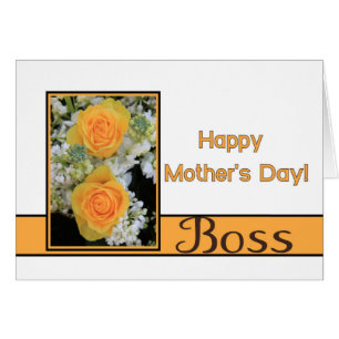 Boss  Happy Mother's Day rose card