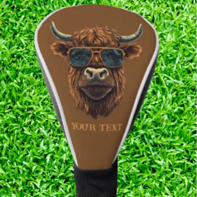 BOSS HIGHLANDER COW Golf Head Cover (Creator Uploaded)