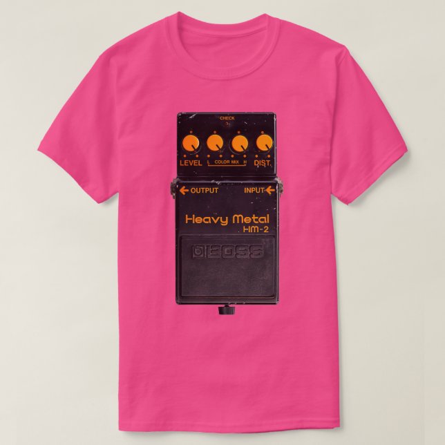 Boss HM2 Heavy Metal Guitar Pedal  T-Shirt (Design Front)