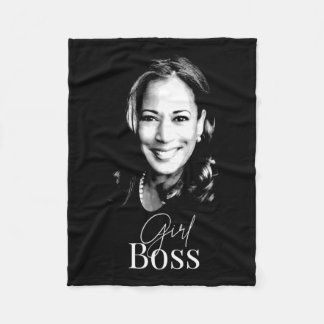 Boss Kamala Harris For Liberal Democrats 1  Fleece Blanket