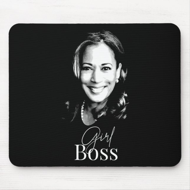 Boss Kamala Harris For Liberal Democrats  Mouse Mat (Front)