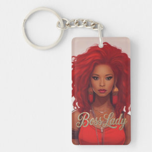 Boss Lady Acrylic Keychain