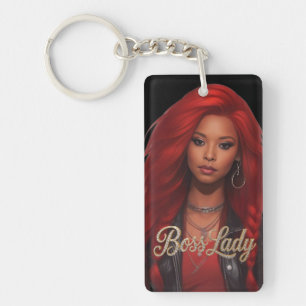 Boss Lady Acrylic Keychain